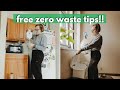 LIVING ZERO WASTE ON A BUDGET // 25 free ways to live zero waste pt 6 🌱♻