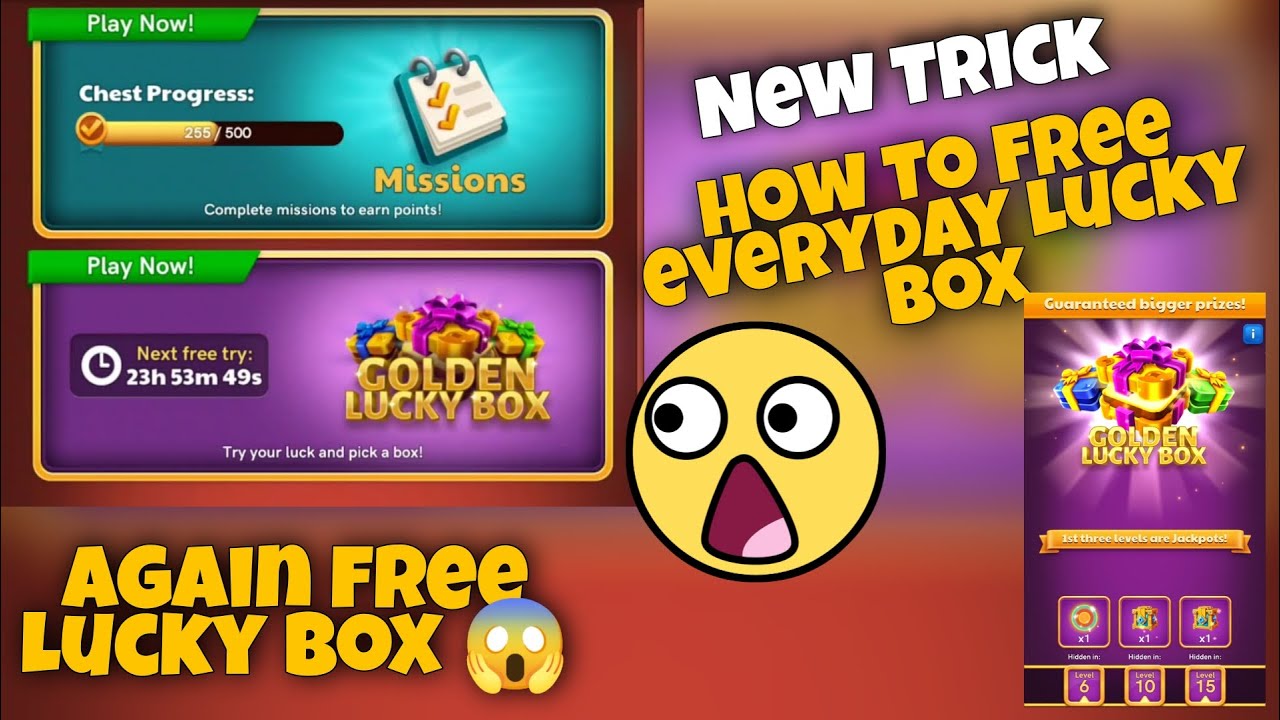 Everyday lucky box free 😱 | how To Free everyday lucky box  🔥 | carrom pool | Gaming Nazim 🔥