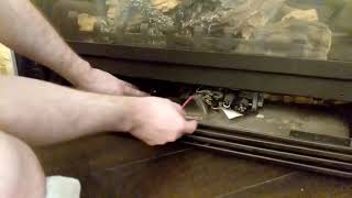 How to turn on and off fireplace pilot light