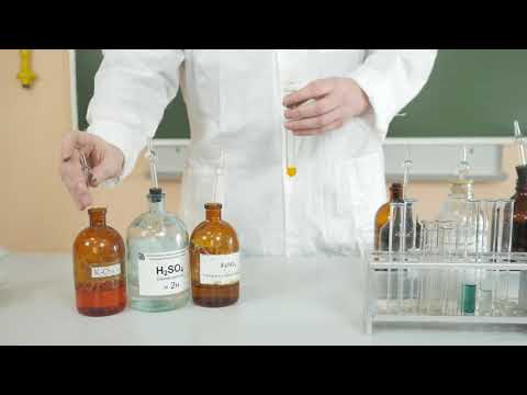 Video Химическая реакция K2Cr2O7 с H2SO4 и FeSO4 - youtube