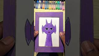 Cardboard pinball game durple sprunki craft idea #diy #cardboardgame #sprunki #incredibox #durple
