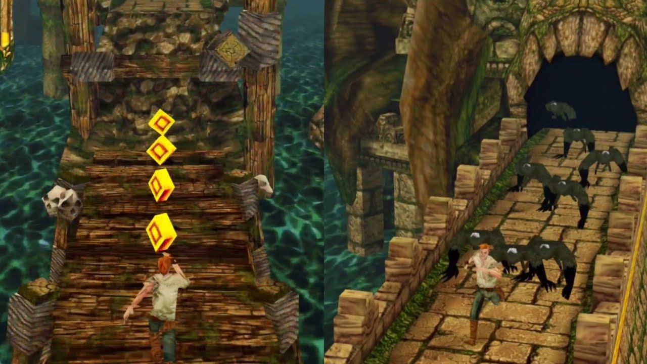 Temple Run Mobile Gameplay For Kids I ios walkthrough I Android/iOS I DH39JEUB