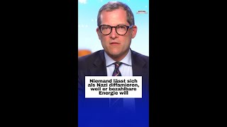 Niemand lässt sich als Nazi diffamieren, weil er bezahlbare Energie will