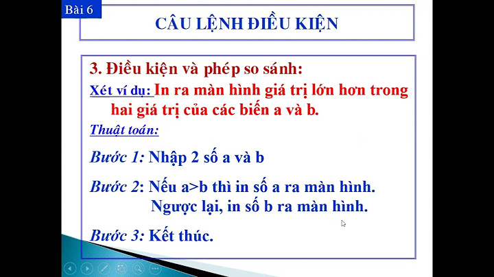 Giải bài tập tin 8 bài câu lệnh điều kiện năm 2024