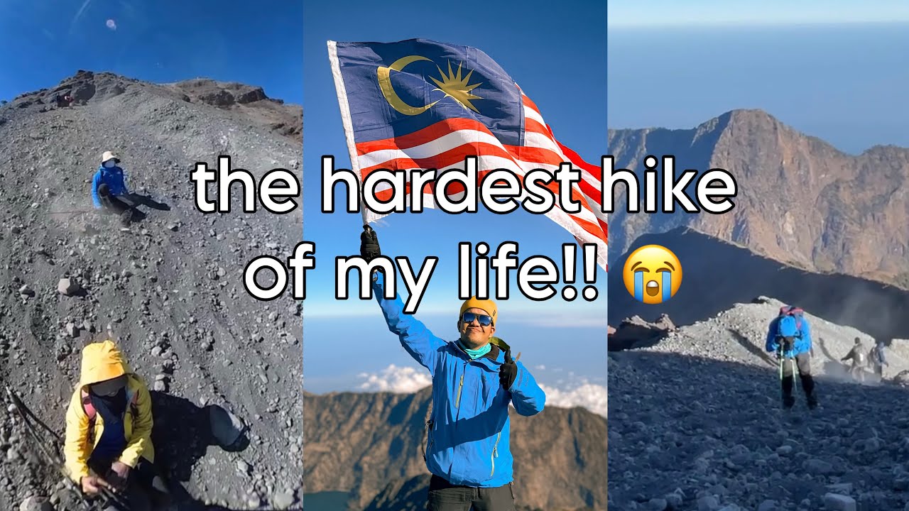 The Hardest Hike of My Life 😭 | Mt Rinjani