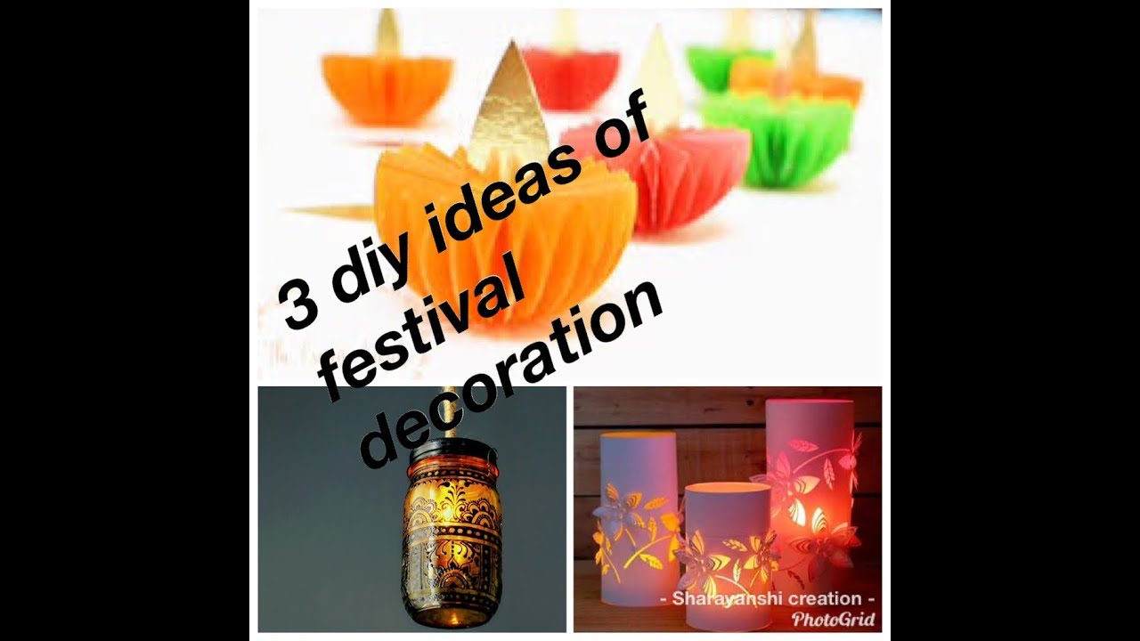 How to light up the house 3 Diy decoration Diwali ideas decorate