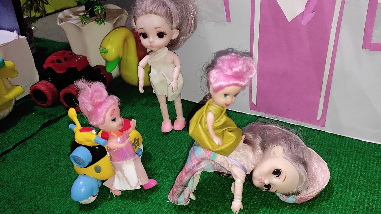 Aaj to😎💪 ghoda 🦓🦓ghora khelte h anytime dolls video Barbie doll video 📸