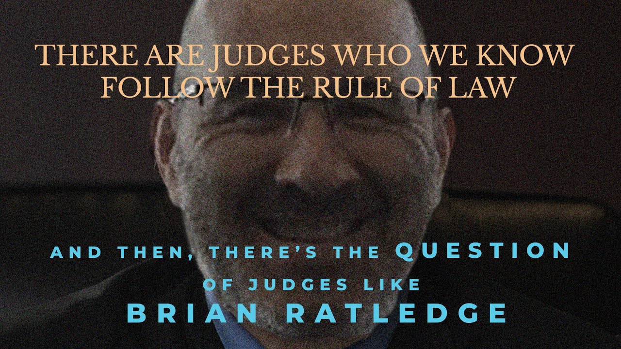 There Are Judges We Know Follow The Law And, Then there's the Question ...
