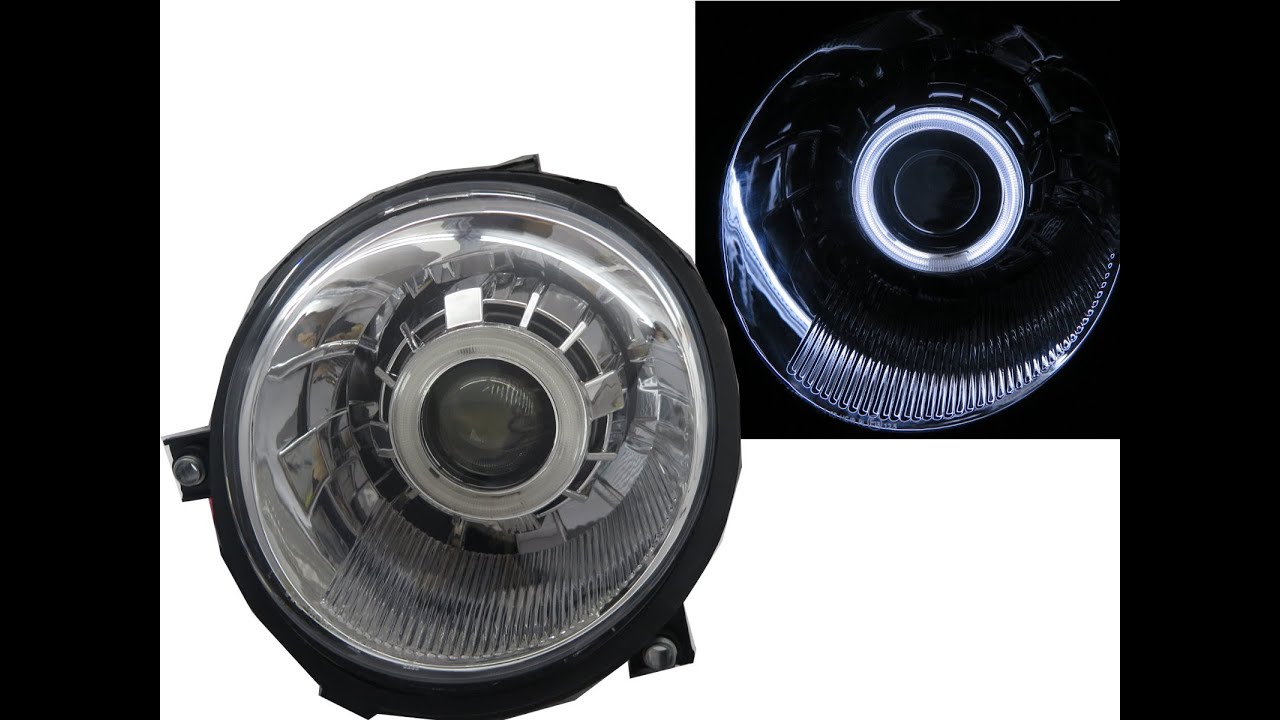 CrazyTheGod LUPO 1998-2005 Headlight Headlamp CCFL Projector G1 Chrome for VW VOLKSWAGEN LHD
