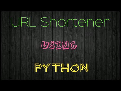 Url shortener using python | create url or link short using PYTHOn | priyansh jain | python projects