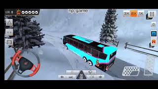 Offroad Bus Driving Simulator || Snow fall mod APK || Android gameplay || np game screenshot 2