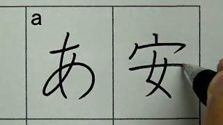 All Japanese hiragana were born from Chinese characters