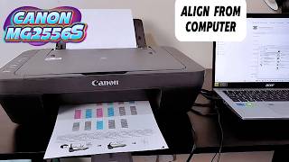 Canon Pixma MG2556S: How to Align the Printer from the Computer