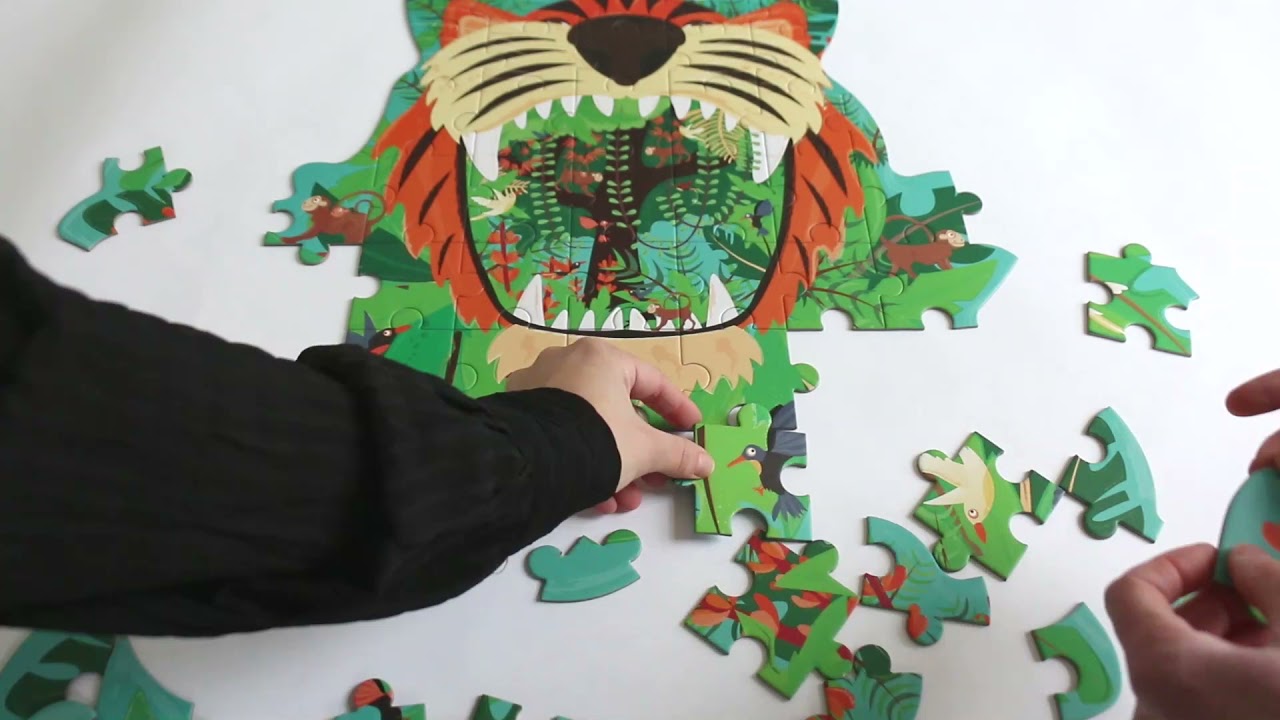 Safari Compact Contour Puzzle (30 pieces) from Scratch – Cuddle & Cwtch