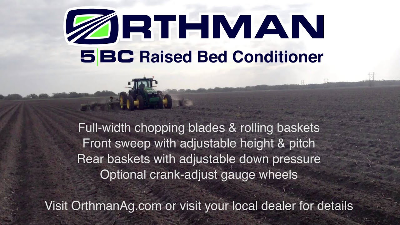 Orthman 5BC Raised Bed Conditioner
