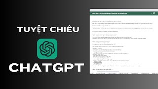 Bí kíp sử dụng chatgpt viết content chuẩn seo mà 95% người dùng không biết