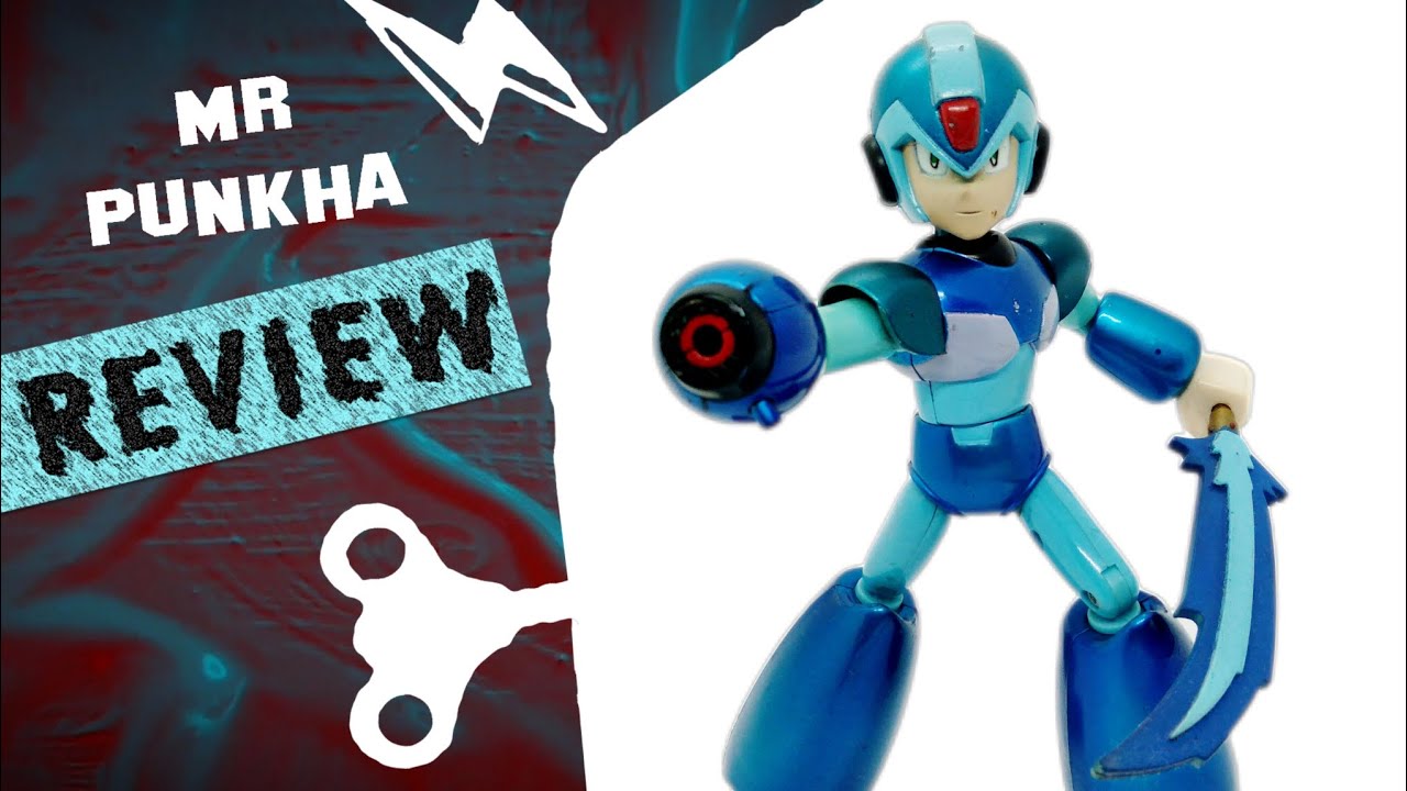 MEGA MAN X SHOOTING WEAPON METALLIC PAINT ACTION FIGURE JAZWARES CAPCOM 2004 REVIEW