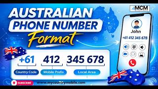 Australian Phone Number Format | My Country Mobile