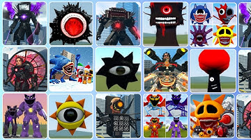 All Nextbots in Playground Mysterious Sonic Characters Sandbox Battle Space Skybidi Secret Gameplay