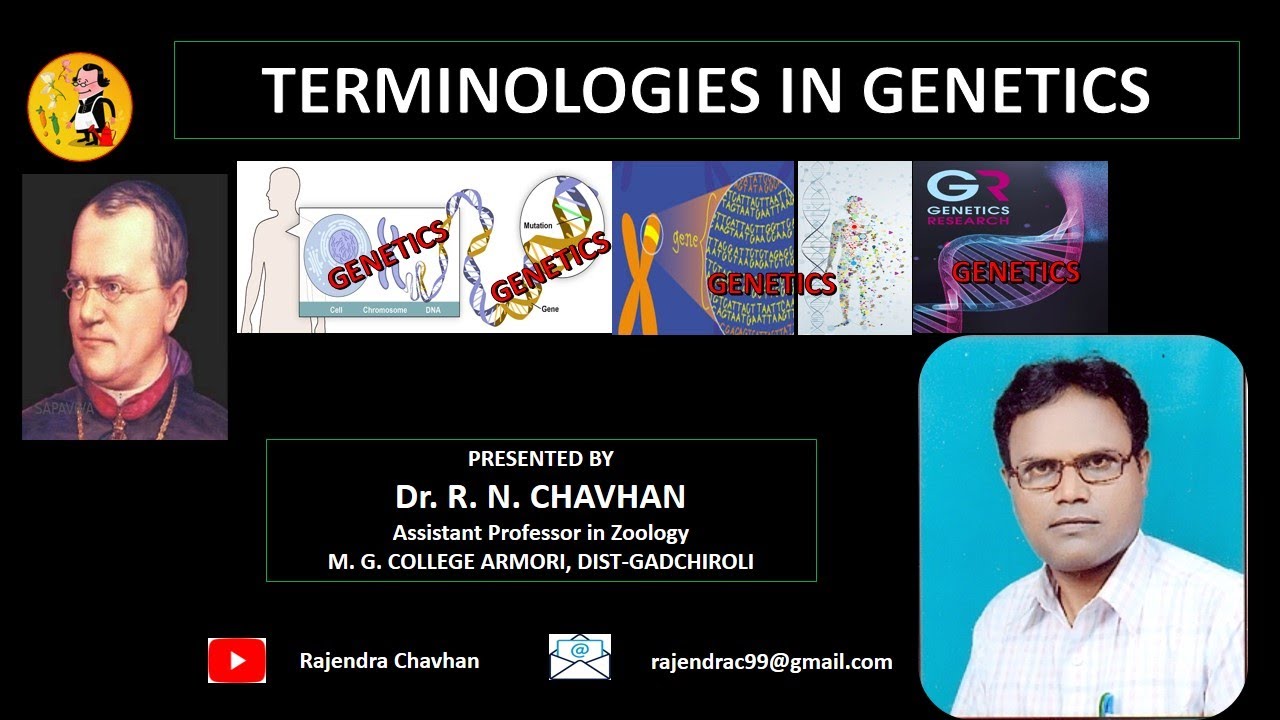 Terminology in Genetics | UG/PG | By Dr. R. N. Chavhan