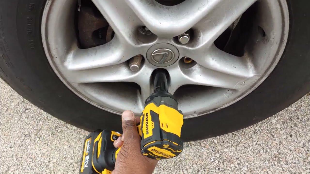 eWork Subcompact Impact Wrench Lug Nuts - YouTube