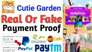cutie garden fake or real | cutie garden app payment proof screenshot 4