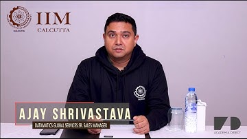 IIM Calcutta : EPDSBA UAE (Batch 02) 2024-25 | Ajay Shrivastava (EPDSBA-02/17)