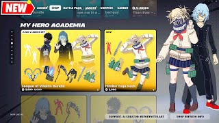 New MHA Fortnite League of Villains Bundle: Tomura Shigaraki, Dabi, Himiko Toga Showcase / Gameplay