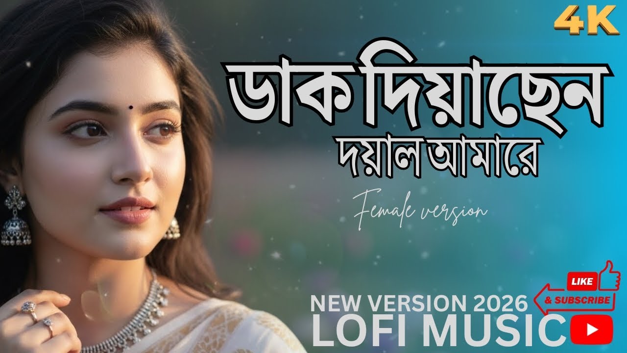 Dak Diyechen Doyal Amare | ডাক দিয়াছেন দয়াল আমারে | Bangla Romantic Song || New Version 2026 | 4K