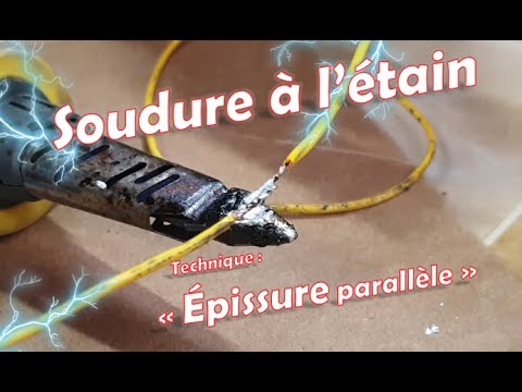 Soudure à l'étain de fils électriques - servo / moteur / ESC 