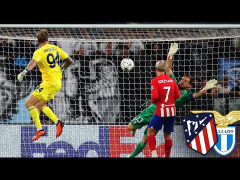 Lazio keeper Goal vs Atletico Madrid | Lazio goalkeeper Ivan Provedel scores last-minute equaliser