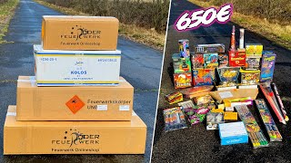 650€ FEUERWERK BESTELLUNG AUSPACKEN 🎆🚀 Röder Feuerwerk