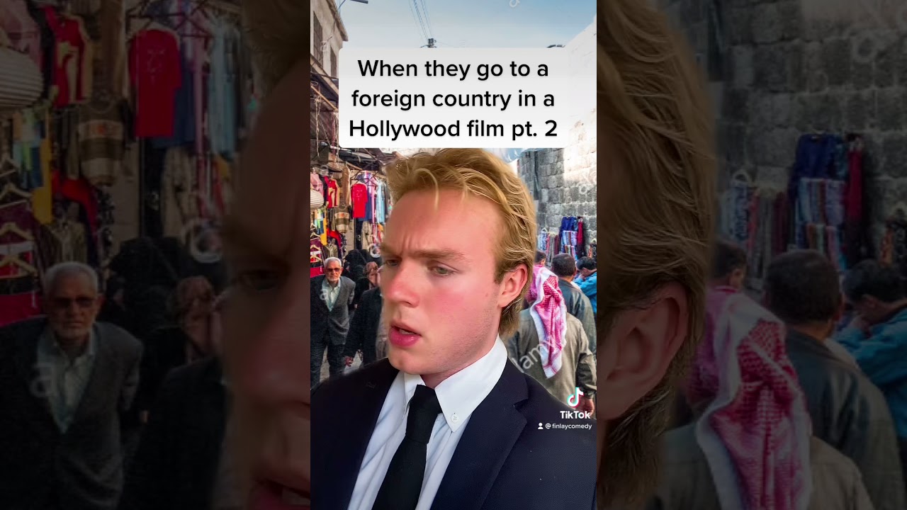 ⁣when they go to a foreign country in a hollywood film pt. 2