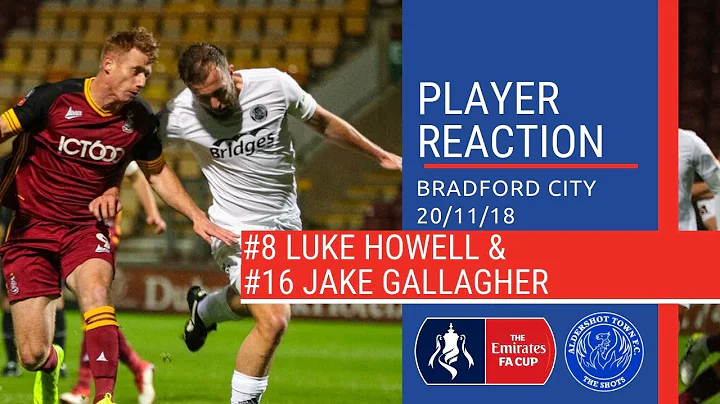 Jake Gallagher & Luke Howell Post-Match: Bradford ...