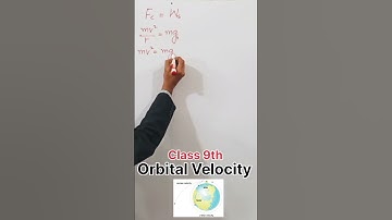 Orbital Velocity Of Satellite |@ClassOfSirUmerKhan #viralvideo #viralshort #physics