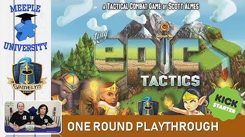 Tiny Epic Tactics Board Game – One Round Playthrough