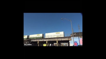 Stack Train at Gary, Indiana #patstrainvideos #trainwatching #railroad #travel #trains #railfan