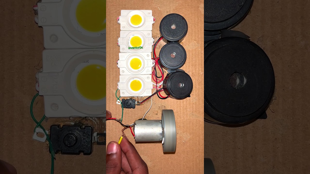 Can a Mini Flywheel Generator Power LEDs and Buzzers? | DIY Test 