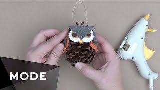3 Pinecone Holiday Ornaments Glam It Yourself