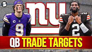 Full Giants Rumors: QB Trade Targets To Replace Jaxson Dart ft. JJ McCarthy, Shedeur Sanders Update