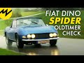 Fiat dino spider im oldtimer check  classic cars  motorvision deutschland