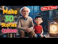 Make 3D Animated Cartoon Stories For Free AI Tools | HD Quality Video Generator 😀
