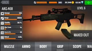 Sniper 3D Assassin Shoot to Kill Gameplay Walkthrough Upgrade Assault Rifles AKG 468 to MAXED OUT HD screenshot 5