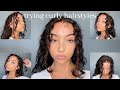 TRYING CURLY HAIRSTYLES | part 1?