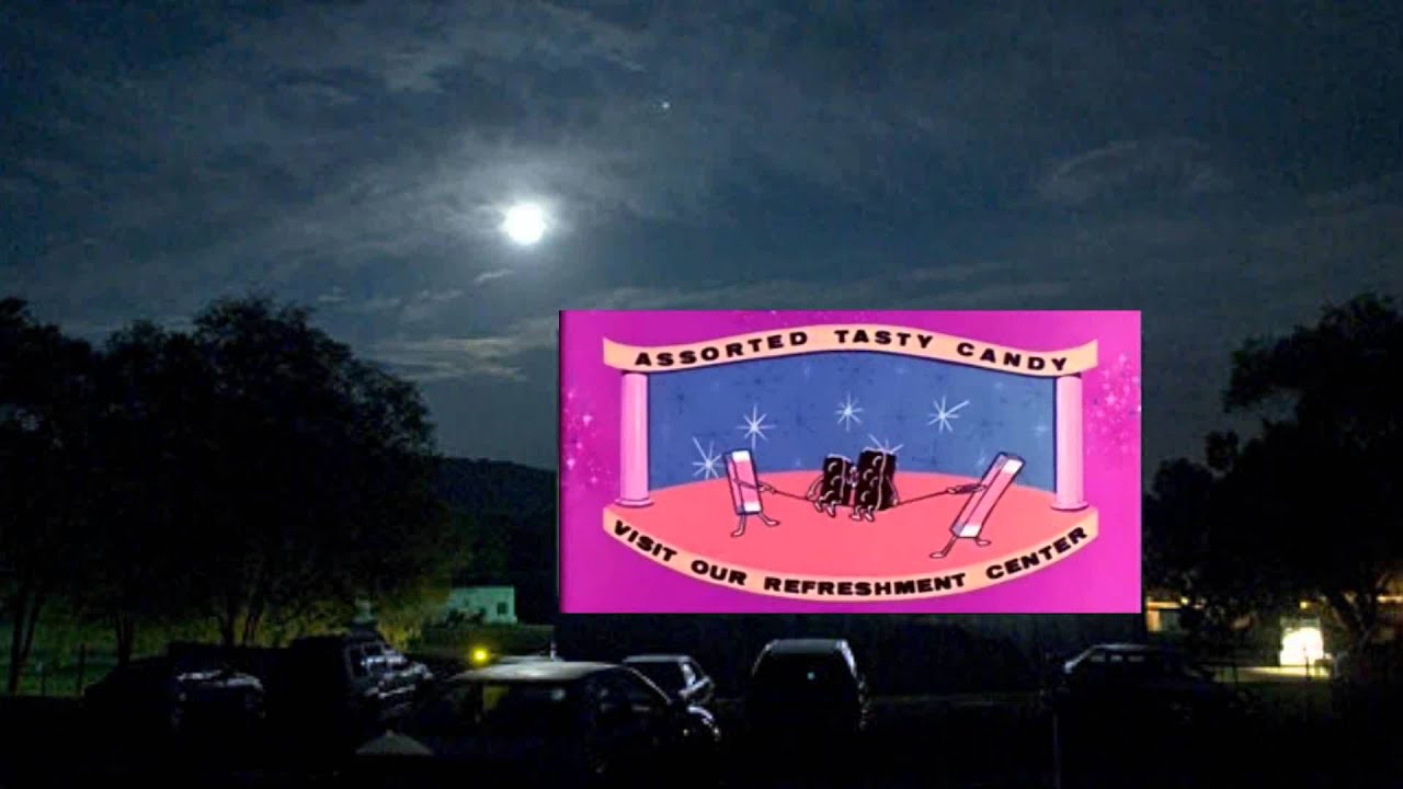 Drive in Theater Intermission Time - YouTube