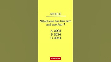 Tricky Riddles 1% Solve Easily But 99% Fail to - test your IQ #iqtest #riddles
