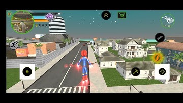 Robot bike stickman rope hero - Boom warning