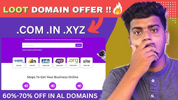 😱Loot Offer - Get Domains at Crazy Cheap Price ✅.COM .IN .XYZ ALL DOMAIN OFFER !!