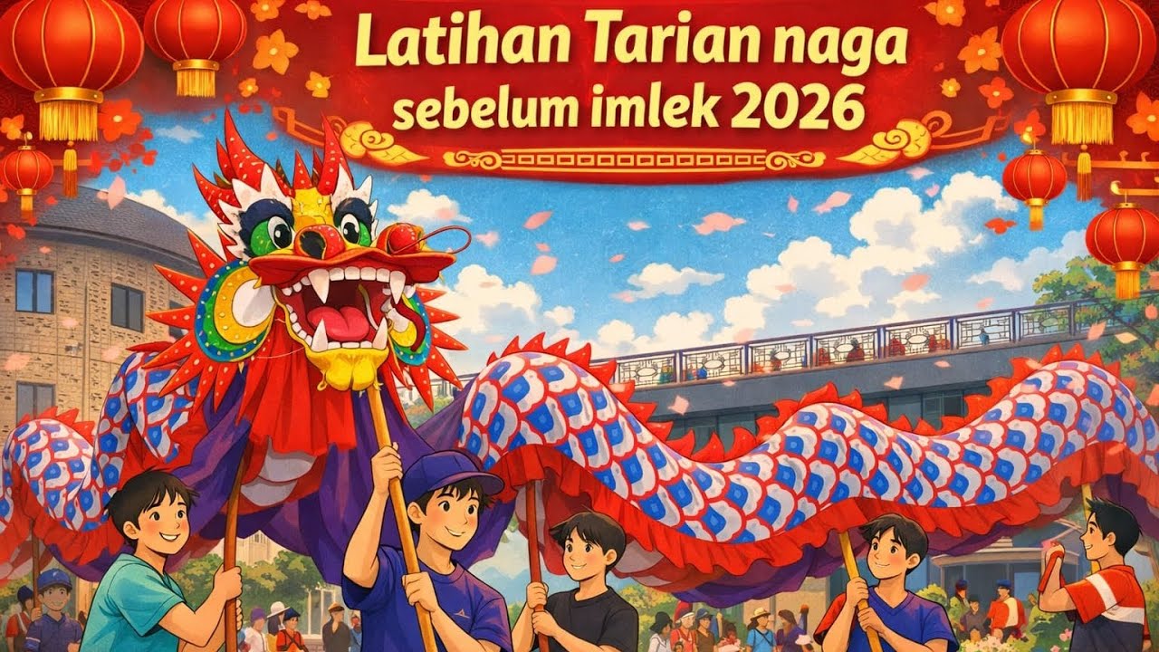 VIRAL! Latihan NAGA IMLEK 2026 Di Rumah TULOU Pontianak, Suasananya Bikin MERINDING! 🐉🔥