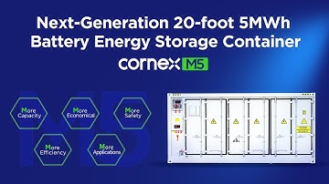 CORNEX Launches Mass Production Line for 20-foot 5MWh Battery Energy Storage Container: CORNEX M5